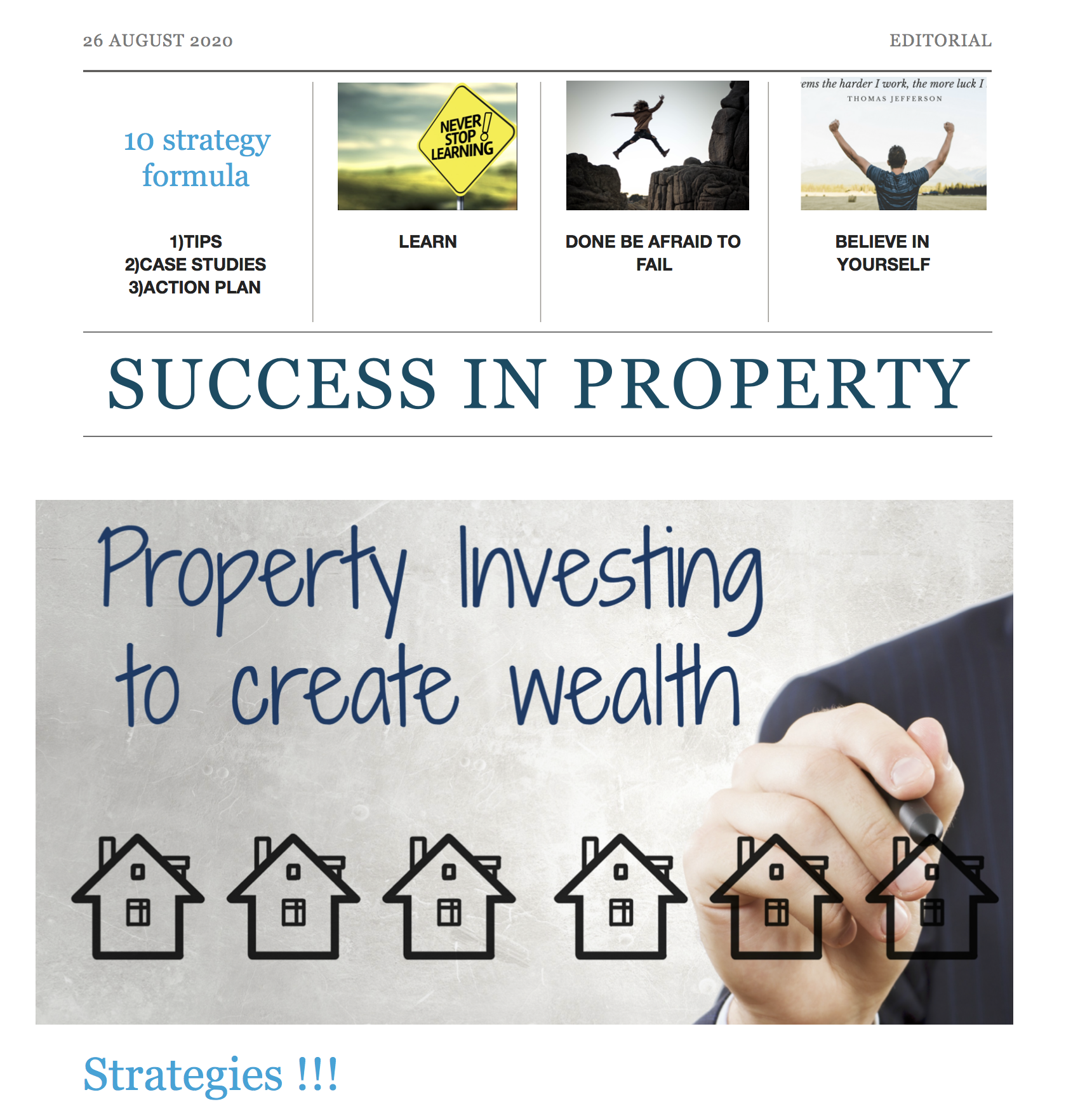 Success in property !!!