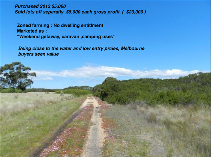 Acquisition  purchase multi lots